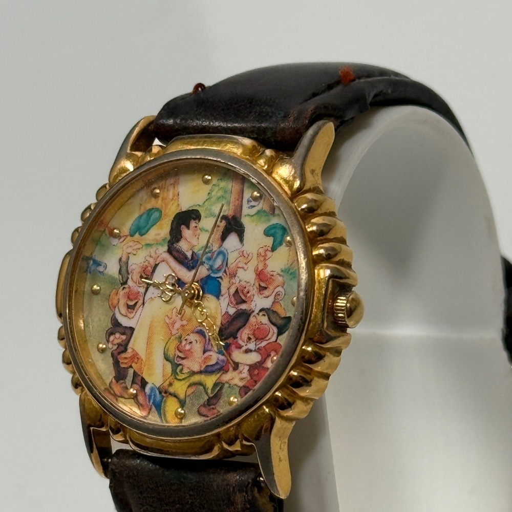 Working! 1994 Disney Snow White Someday My Prince Will Come LTD Watch Boxed - Picture 5 of 12